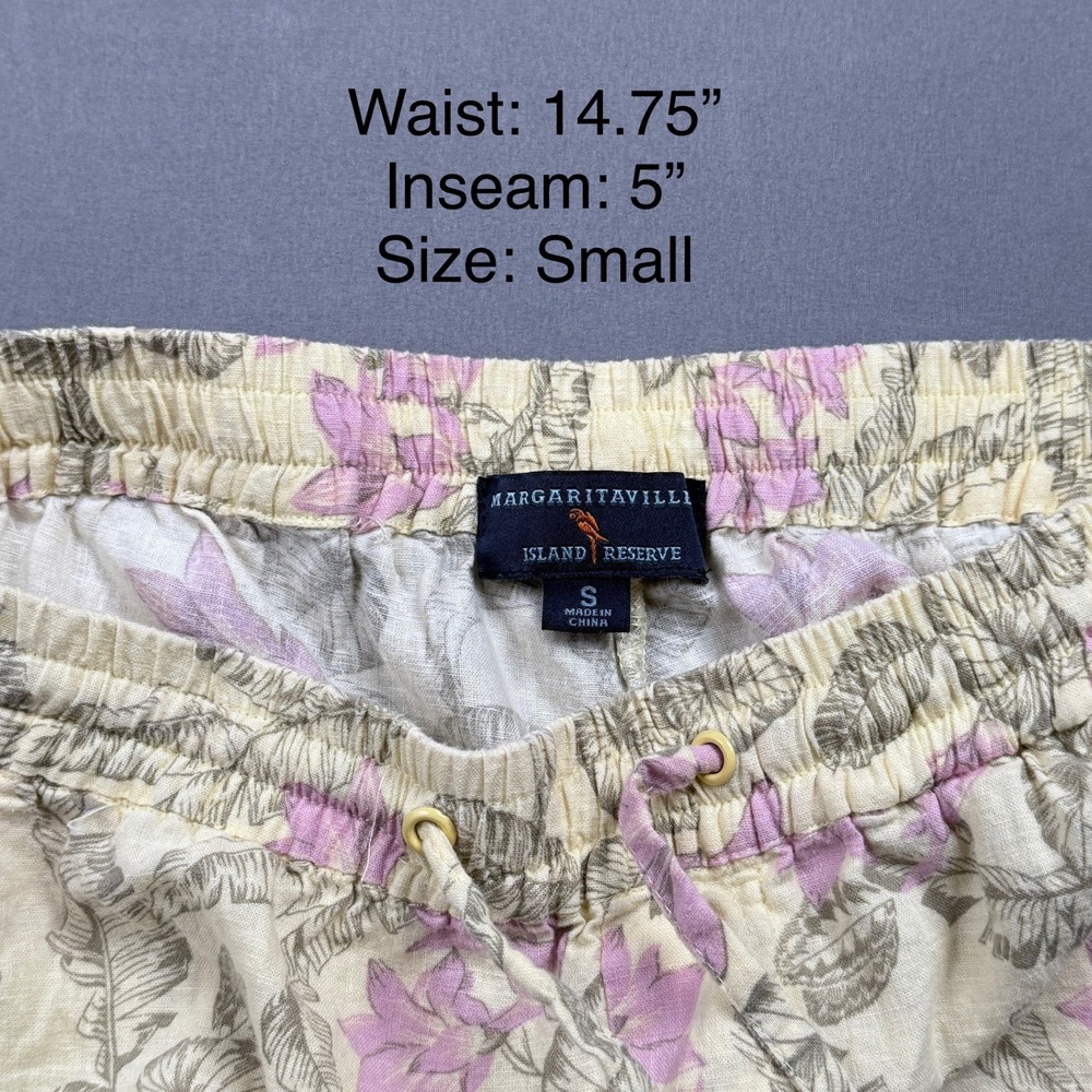Margaritaville Island Reserve Floral Print Drawstring Shorts‎ Womens - Picture 3 of 3